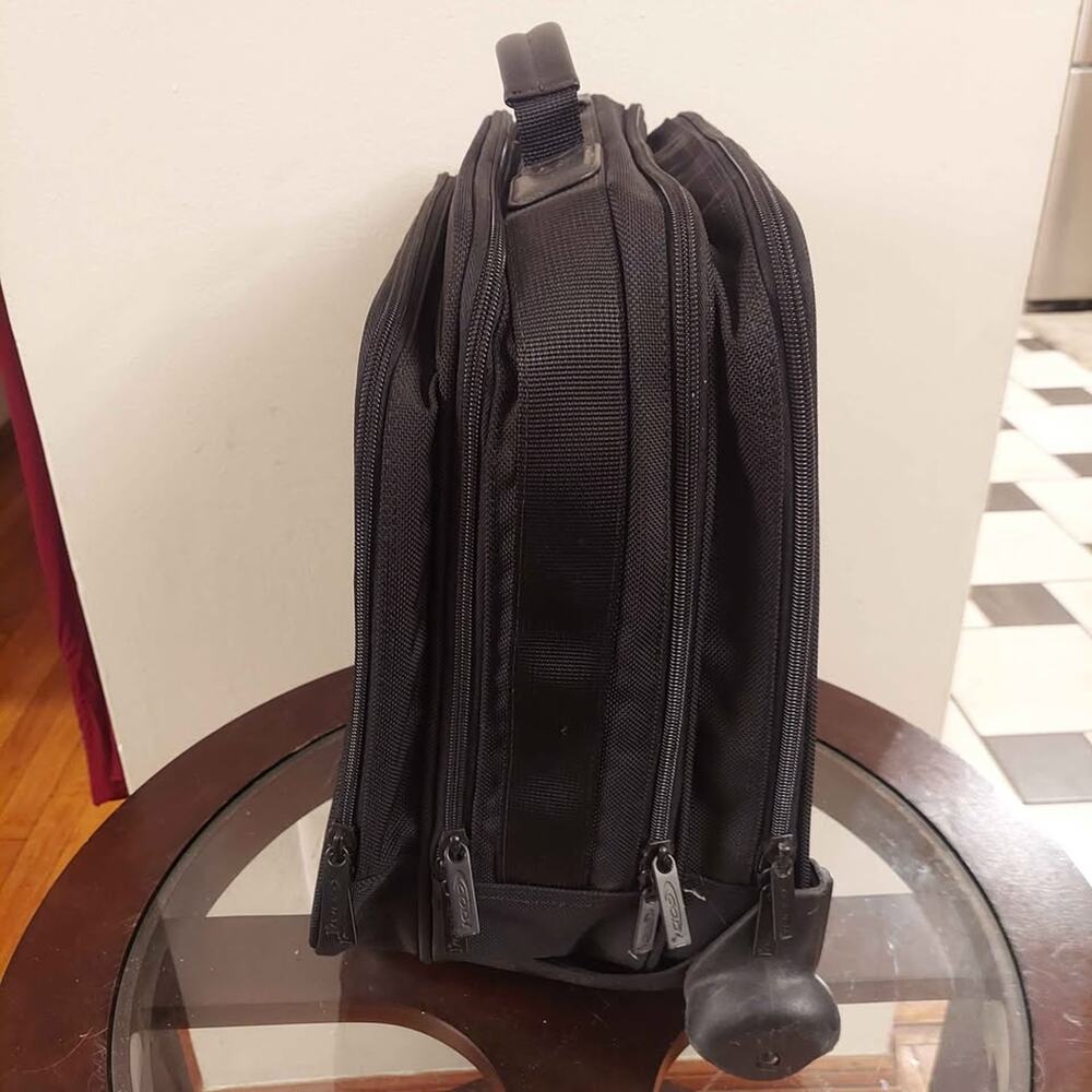 Codi 15" Hard Shell Bottom Rolling Black Luggage … - image 2